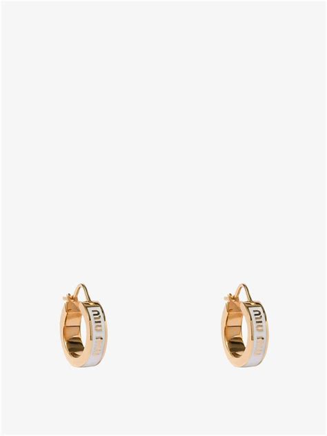 miu miu eye earring|mi miu earrings.